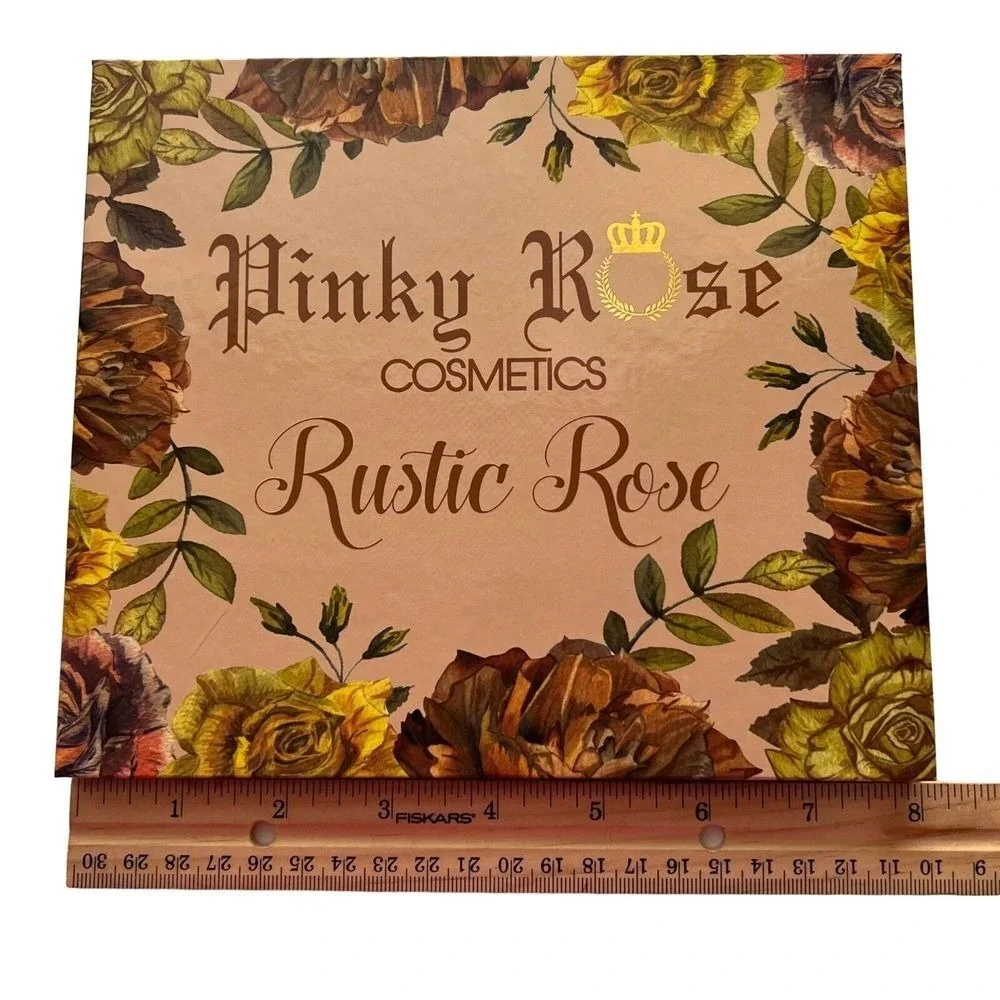 PINKY ROSE COSMETICS‎ RUSTIC ROSE 30 COLORS EYESHADOW PALATTE 1.58 OZ BRAND NEW